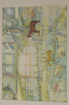 Lot 738 - Edith Lawrence (1890-1973)  "Ruins ", (19)58  "New Forest ", (19)73  Pencil and watercolour,...