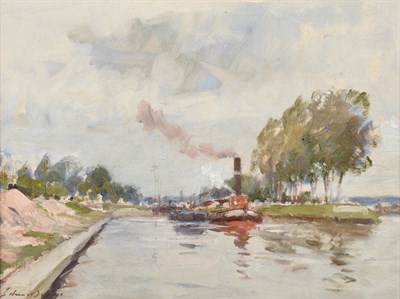 Lot 745 - Edward Seago (1910-1974)  "Mericourt " Signed, oil on board, 28cm by 38.5cm  Provenance:...