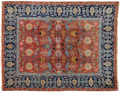 Lot 850 - Unusual Ningshia? Carpet, circa 1920 North West China The terracotta field with an allover...