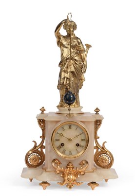 Lot 892 - An Onyx and Gilt Metal Striking Mystery Clock, signed Farcot A Paris, circa 1890, surmounted by...