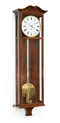 Lot 926 - A Good Biedermeier Mahogany Wall Regulator Timepiece, signed Christoph Golling in Wien, circa 1830