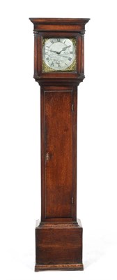 Lot 941 - An Oak Thirty Hour Longcase Clock, signed Joseph Bowles, Winbourne, circa 1770, flat top...