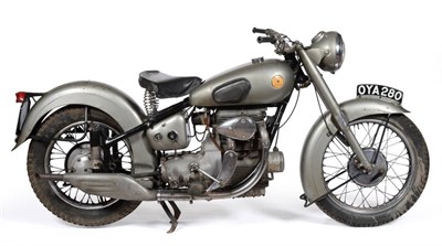 Lot 2007 - Sunbeam 500cc Motorcycle Registration Number OYA 280 Registered 20/5/1952 Chassis Number 586244...