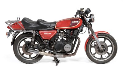 Lot 2008 - Yamaha XS 750cc Motorcycle Registration Number DDB 160T Registered 24/4/1979 Chassis Number...