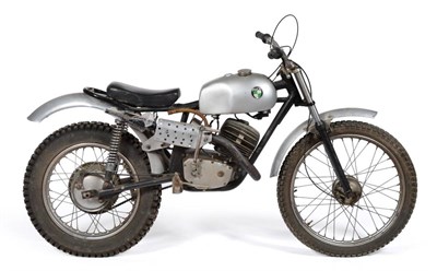 Lot 2009 - Puch Trials Motorcycle We believe this to be a 1970s bespoke bike with lots of hand-built parts...