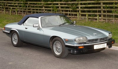 Lot 2030 - 1991 Jaguar XJS V12 Convertible Automatic Registration Number J100 HAS VIN Number SAJJNADW3DB168466