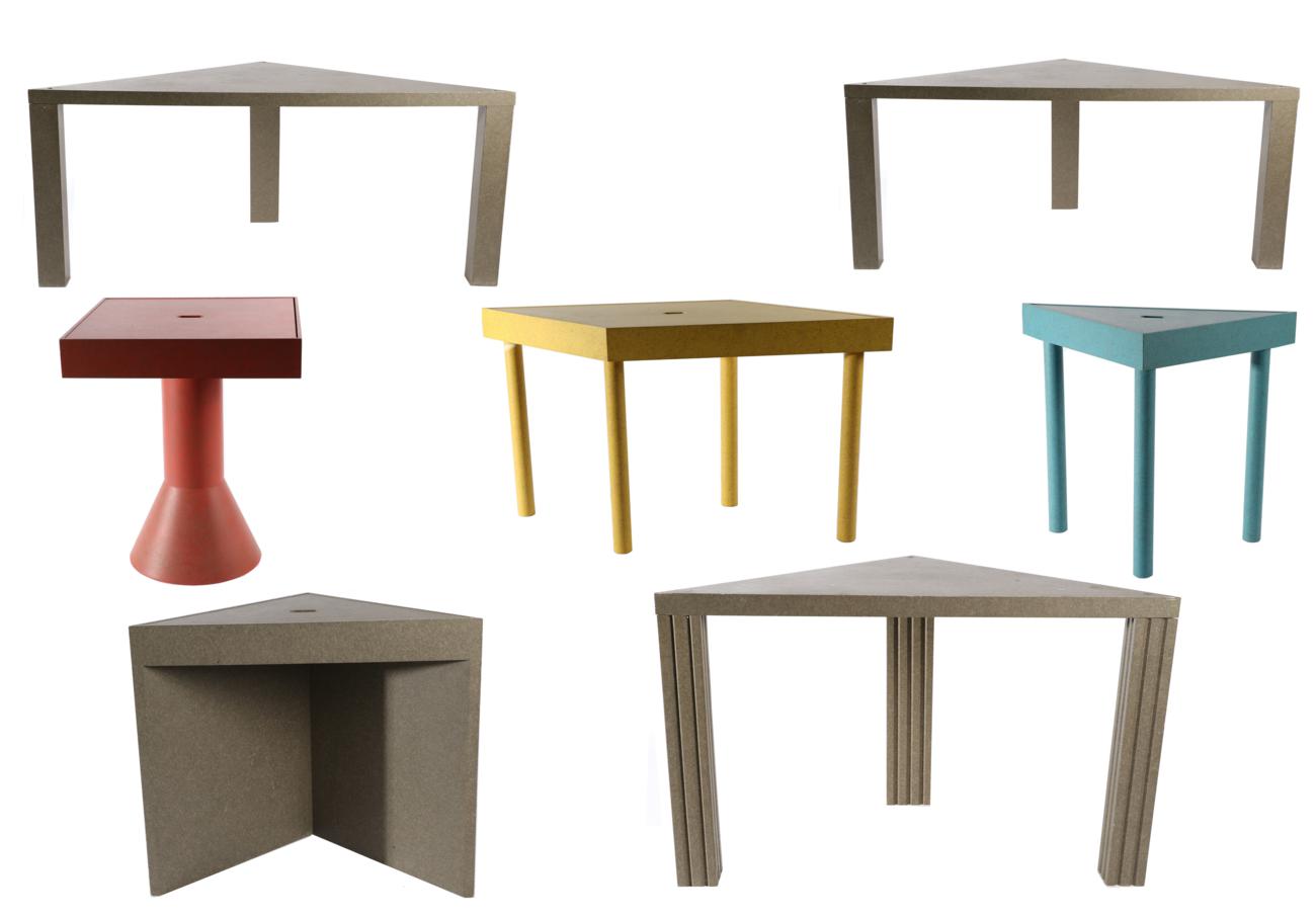 Lot 3159 - A Modular Tangram Table, designed by