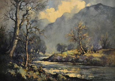 Lot 752 - Robert Leslie Howey (1900-1981) "Borrowdale " Signed, inscribed verso, oil on canvas board,...