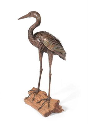 Lot 3117 - Susan Whiteoaks: A Bronze and Copper Sculpture, of recent date, realistically modelled as a...