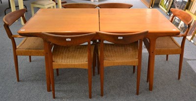 Lot 3167 - A 1970s MK Teak Extending Dining Table, with an additional leaf, 208cm extended by 84cm by...