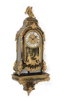 Lot 919 - An Impressive Large Ormolu Mounted "Boulle " Striking Bracket Clock, circa 1880, the elaborate case