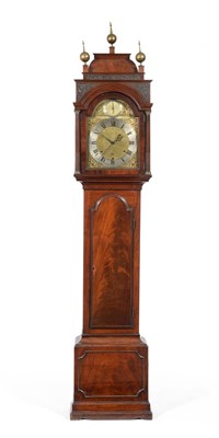 Lot 948 - A Good Month Going Chiming Centre Seconds Longcase Clock, signed Samuel Norton, Yarmouth, circa...