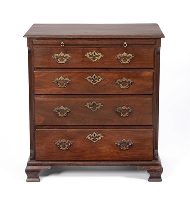 Lot 983 - A George III Mahogany Bachelor's Chest, late 18th century, the moulded top above a pull-out...