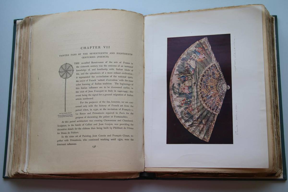 Lot 376 - A Unique Copy of ";The History of Fans"; by G Woolliscroft Rhead, 1910,being the author's own proof
