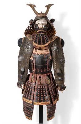 Lot 5 - A Japanese Edo Period Suit of Armour of the Tokugawa Clan, 18th Century, comprising: a Kabuto...