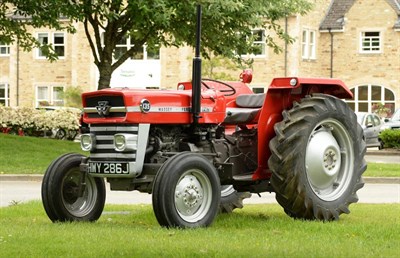 Lot 2003 - 1972 Massey Ferguson 135 Tractor Registration Number HWY 286J Cosmetic restoration with V5. Locally