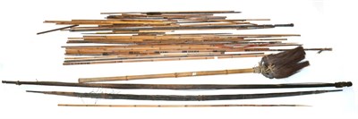 Lot 62 - A 19th Century Indonesian Black Palm Wood Self Bow, possibly Papua New Guinea, one end lightly...