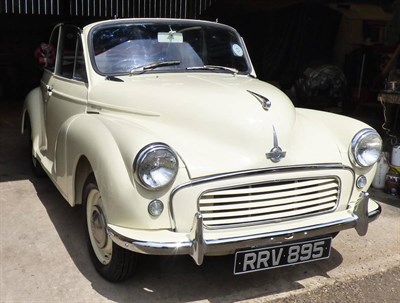 Lot 2016 - 1959 Morris Minor Convertible Registration Number RRV 895 VIN Number FCB1-664261 Engine Number...