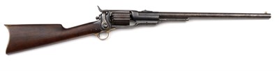 Lot 157 - A Colt Model 1855 Revolving ";British"; Percussion Carbine, .56 calibre, five shot, numbered 10084