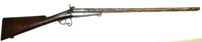 Lot 160 - A 19th Century Belgian Pinfire Double Barrel Shotgun, the 76cm steel barrels with Liege proof...
