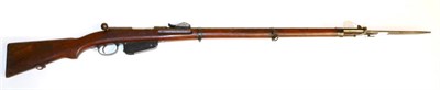 Lot 163 - An Austro-Hungarian Steyr-Mannlicher Model 1888/1890 Bolt Action Rifle, 8x50R, the 77cm blued steel