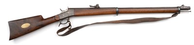 Lot 166 - A Late 19th Century Continental Centrefire Two Band Rolling Block Rifle, the 81cm two stage...