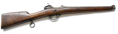 Lot 178 - A Francotte 1869/1872 Werder Cavalry Carbine, the 39.5cm round steel barrel with Liege proof...