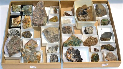 Lot 3040 - Two Trays of Mineral Specimens, mostly from the English Lake District and the Eden Valley including
