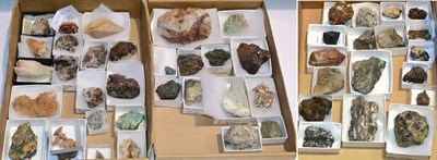 Lot 3044 - Three Trays of Mineral Specimens, from the South West of England, Devon and Cornwall including...