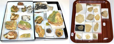 Lot 3048 - Three Trays of Mineral Specimens From Cumbria, including Mimetites from Drigieth Mine, Caldbeck...