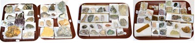 Lot 3051 - Four Trays of Mineral Specimens, including Amethyst, Beryl and Apatite etc