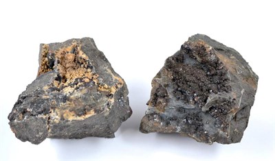 Lot 3060 - Two Sphalerite Specimens, one with Dolomite from the Force Crag Mine near Keswick, Cumbria