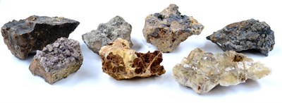 Lot 3078 - Seven Mineral Specimens, from various locations in the North of England