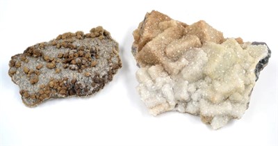 Lot 3122 - Two Mineral Specimens, including a large specimen of Quartz on Fluorite from Frazers Hush,...