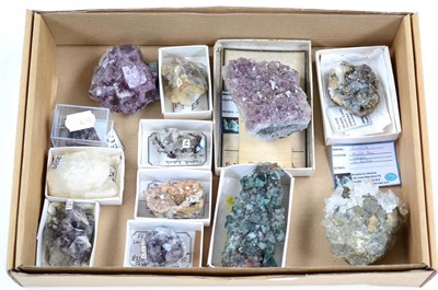 Lot 3132 - A Collection of Calcites, Barytes and Fluorites