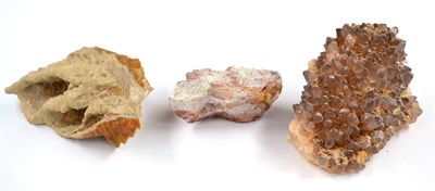 Lot 3142 - Three Great British Minerals Including a Stalactite