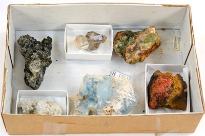 Lot 3144 - A Collection of Specimens Including Calcite, Fluorite and Quartz