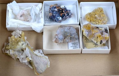 Lot 3145 - A Collection of Specimens Including Fluorite and Apophylite