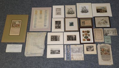 Lot 3249 - Various pictures and prints relating to Mining in the North of England and other areas, including a