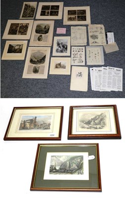 Lot 3250 - Various pictures and prints relating to Mining in Cornwall and other areas, including a framed view