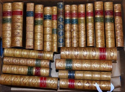 Lot 279 - Prize bindings A number of similarly-bound prize bindings in full tree calf gilt given as prizes by
