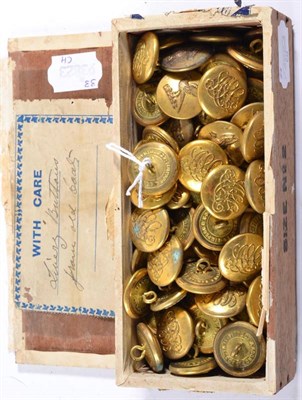 Lot 344 - A Large Collection of Brass Livery Buttons, marks of Simpson & Son and Pitt & Co, with either a...