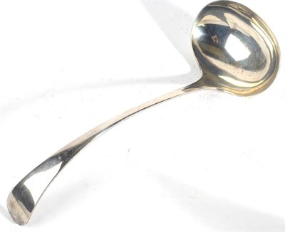 Lot 530 - An Edwardian Silver Old English Pattern Soup Ladle, James Deakin, Sheffield 1905, 29.5cm long...