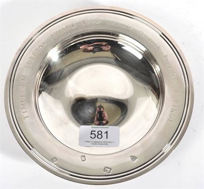 Lot 581 - A Presentation Silver Armada Dish, C J Vander, London 1989, inscribed Timeform Special Award...