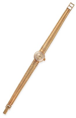 Lot 641 - A Lady's 9ct Gold Wristwatch, signed Omega, 1962, (calibre 580) lever movement signed and...