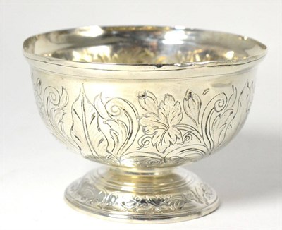 Lot 417 - A George II Silver Sugar Bowl, Edward Feline, London 1742, the spherical body flat chased with...