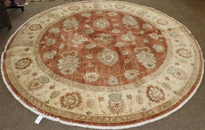 Lot 1288 - Unusual Circular ''Ziegler'' Design Carpet North Afghanistan/Parkistan Border, modern The...