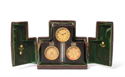 Lot 951 - An Unusual Gentleman's Travelling Compendium Timepiece, retailed by Kendall & Co, 17 Rue de la...