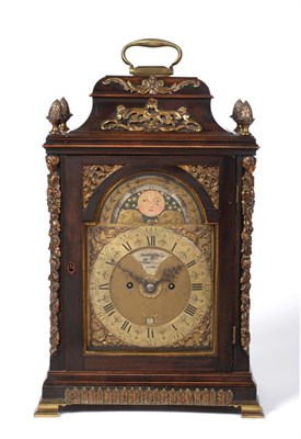 Lot 975 - A George III Mahogany Striking Alarm Table Clock, signed Francis Dorrell, London, circa 1780,...