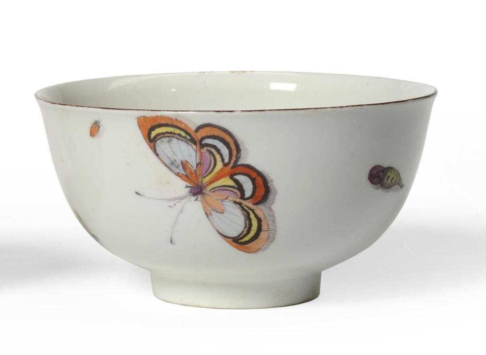 Lot 14 - A Chelsea Porcelain Slop Bowl, en suite to the preceding lot, 15cm diameter